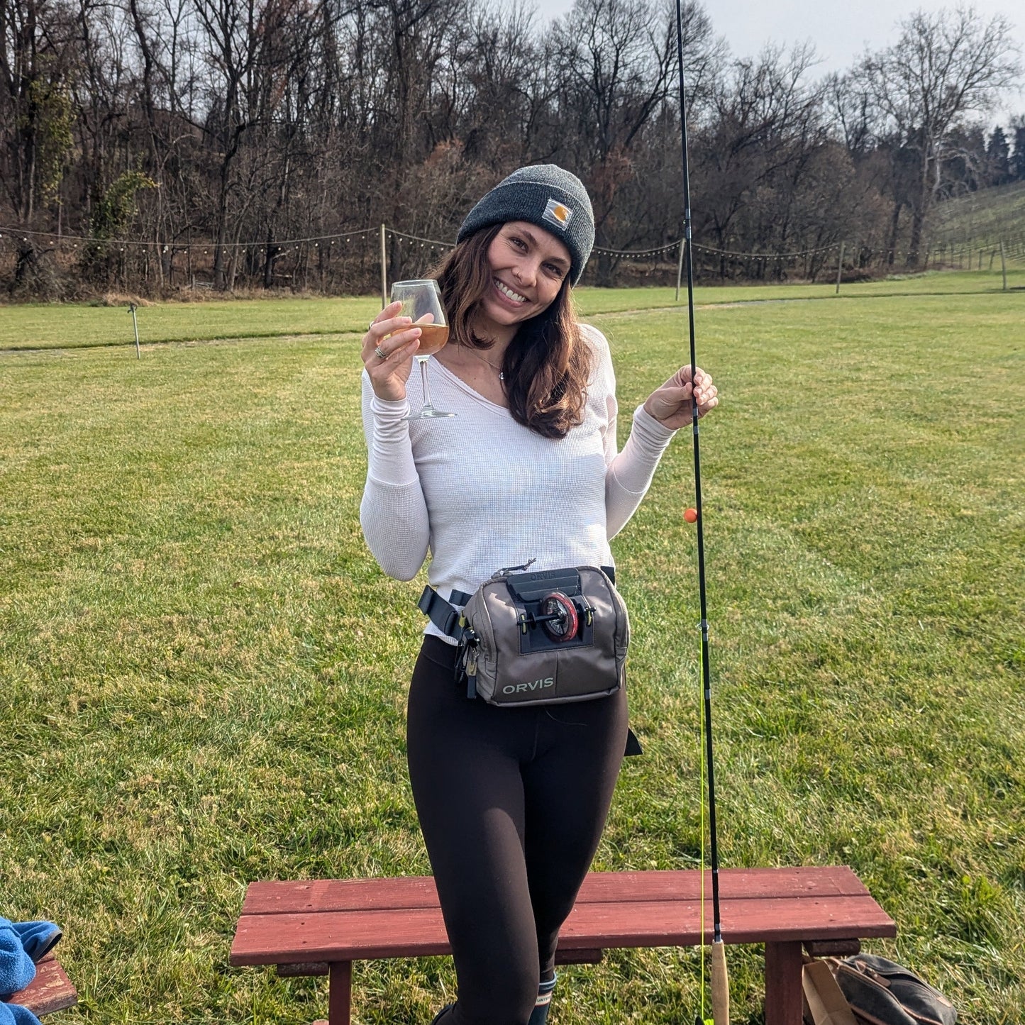 Beginner Casting 101 and Wine Tasting at Creek's Edge Winery: Saturday April 19, 12-130